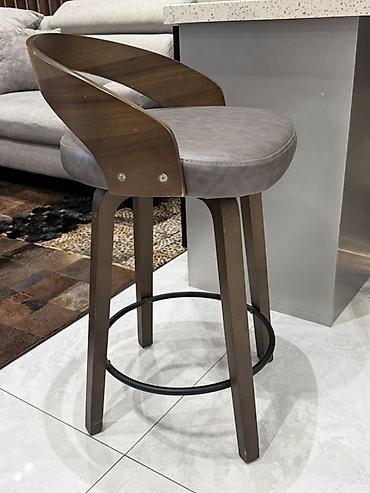 taburetkalar: Bar taburesi – müasir dizayn - Material: bərk ağac gövdə və arxa — 5