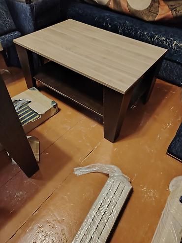 ayaqqabı dolabı ucuz: Jurnal masası, İşlənmiş, Açılmayan, Laminat, Dördbucaq masa — 1