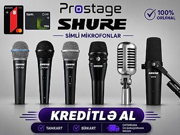 Yeni Simli Mikrofon Shure lalafo.az -da Yeni Simli Mikrofon Shure