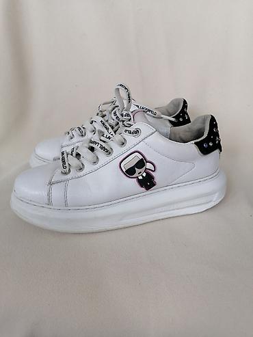 Patike: KARL LAGERFELD kozne patike br 37 - SNIZENO KARL LAGERFELD original — 2