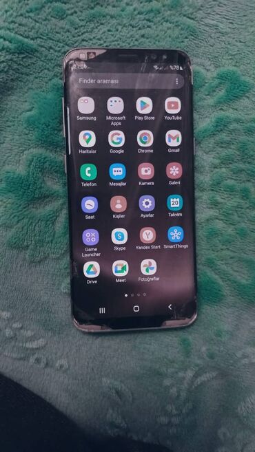 samsung grand prima: Samsung Galaxy S8, 64 GB, rəng - Bej, Düyməli, Barmaq izi, Simsiz şarj