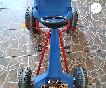 7 yaş: Uşaq üçün pedallı “Speedcar” go-kart - Mexaniki, zəncir ötürücülü — 1