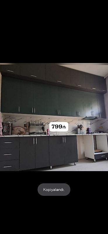 kuxna skaflari: *799₼ MƏTBƏX mebeli :-TƏCİLİ SATILIR*‼️ ÖLÇÜ:-4.3 ÜZƏRİNDƏ — 1