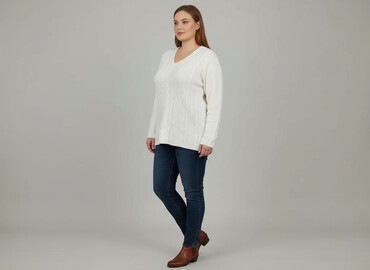 Jumpers: Women`s sweater, size 3XL