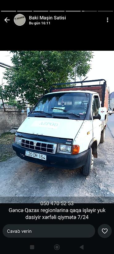 yeni il ucun hediyye: Yükdaşıma xidməti – Gəncə, Qazax, Tovuz, Şəmkir və regionlara — 3