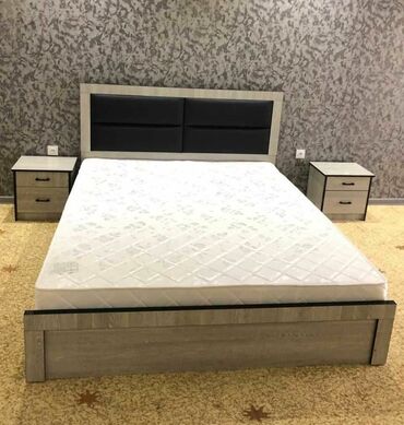 carpayilarin qiymeti: Новый, Двуспальная кровать, С подъемным механизмом, С матрасом, С выдвижными ящиками