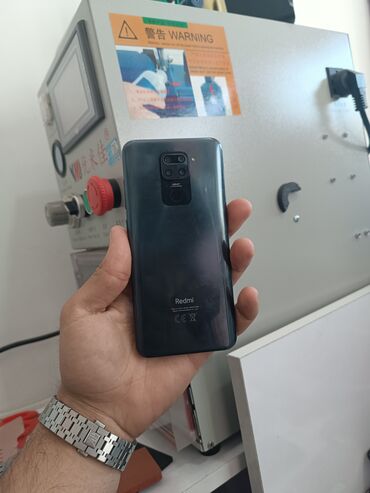 Техника и электроника: Xiaomi Redmi Note 9, 64 ГБ, цвет - Серый, 
 Кнопочный, Отпечаток пальца, Две SIM карты