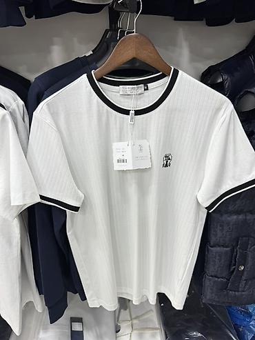 pull and: Мужская футболка, M, L, XL, Loro Piana, Новый, цвет - Белый, Самовывоз — 1