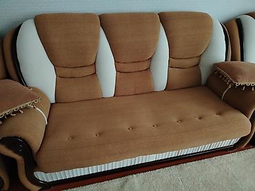 salon divanları: Klassik üslublu yumşaq mebel dəsti - Tərkib: 1 ədəd 3 nəfərlik divan — 1
