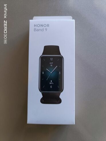 telofon saat: Smart saat, Honor, Sensor ekran, rəng - Qara