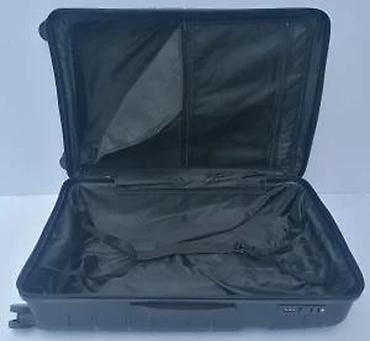 Putni koferi i torbe: Tvrdi kofer za putovanja – crni, veliki format - Materijal: čvrsta — 12