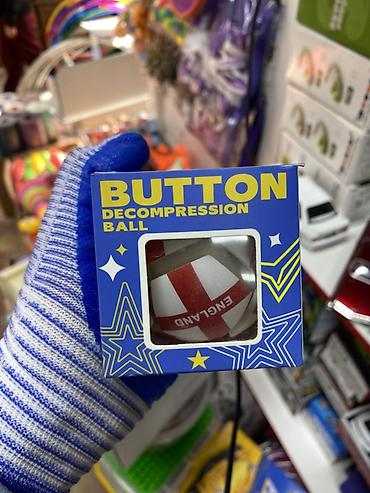 клавиатура антистресс: Антистресс-мяч Button Decompression Ball с дизайном England — 1
