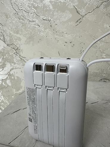 hoco y108: Внешний аккумулятор Cafele 20000 mAh с встроенными кабелями и дисплеем — 3