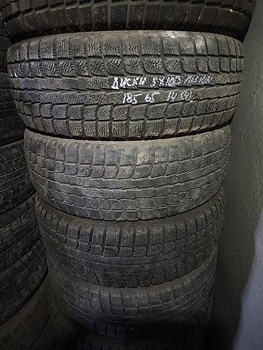 Транспорт: Колеса в сборе 185 / 65 / R 14, Зима, Б/у, Комплект, Легковые, Железные, отверстий - 5 — 1