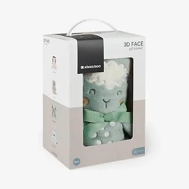 elementi: KIKKA BOO – Kikkaboo bebi ćebence sa 3D vezom 75x100 “Sleepy Sheep” — 2