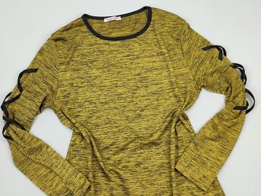 żółta bluzka z długim rękawem: Sukienka, Rozkloszowana, L (EU 40), stan - Dobry