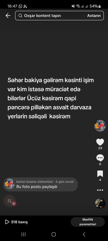 avtomatik qaraj qapilari qiymeti: Azərbaycanin istənilən regionda kəsinti söküntü işləri həyata