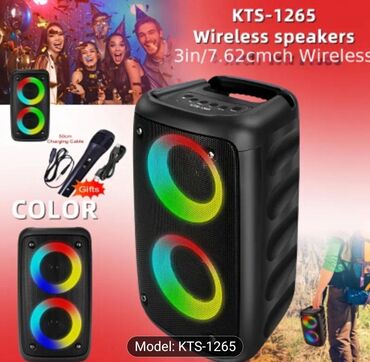 Səs gücləndiriciləri: Yeni Air Music Kolonka, Növ - Bluetooth, rəng - Qara