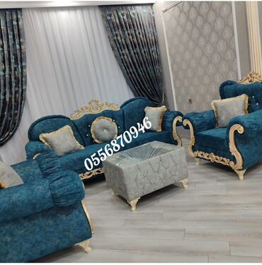 Sifarişlə salon divanları: Mini-divan, 3 nəfərlik, Bazasız, Taxta, Azərbaycan, Kredit yoxdur — 18