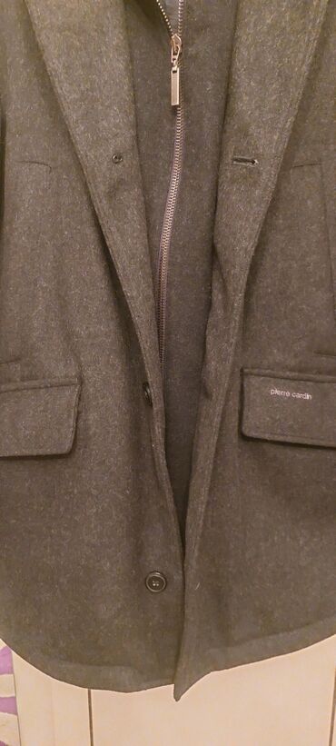 Paltolar: Palto, Pierre Cardin, 2XL, rəng - Boz — 5