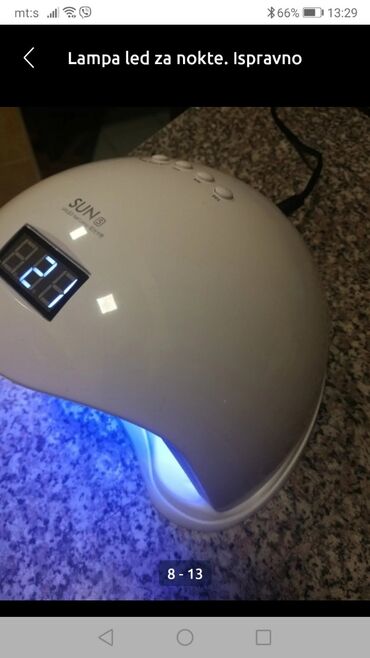 UV i LED lampe za nokte: Lampa profi za Manikir za nokte dobra ispravna. Na diode
 Mirjevo — 8