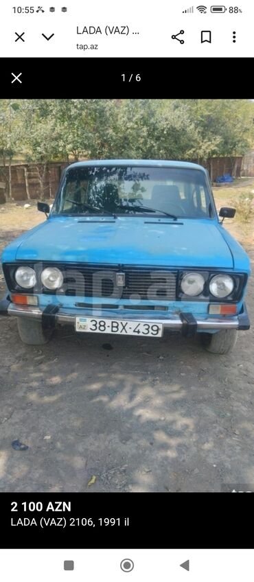 VAZ (LADA): VAZ (LADA) 2106: 1.3 l | 1991 il 8545 km Sedan