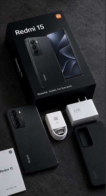 one plus 13: Redmi, Redmi 15, Б/у, 256 ГБ, цвет - Черный, 2 SIM — 3