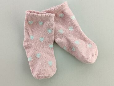 komplet bielizny różowy: Шкарпетки, 16–18, стан - Хороший