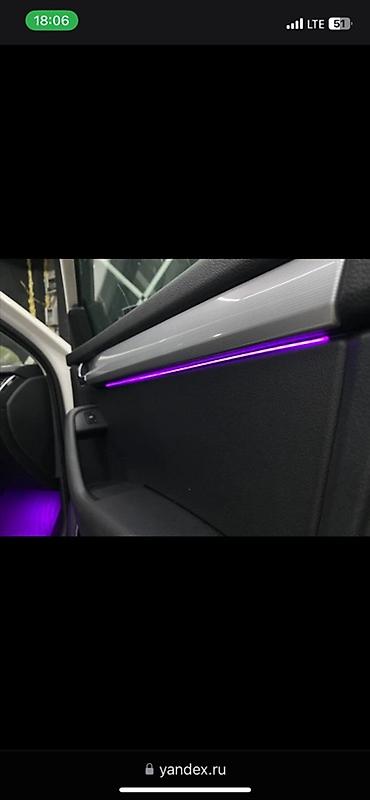 Аксессуарлар жана тюнинг: Неоновая LED-подсветка салона автомобиля (Ambient light) - Гибкие — 4