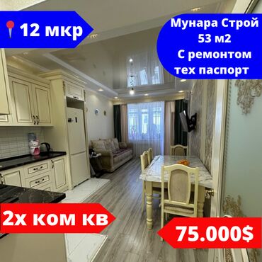 Продажа домов: 1 комната, 53 м², Элитка, 7 этаж, Евроремонт