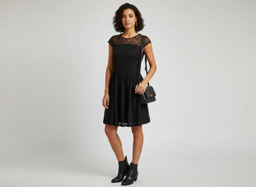 sukienki plus size mini wieczorowa: Sukienka damska, rozmiar S