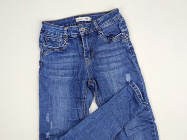 woskowane legginsy z wysokim stanem zara: Denim Life, Jeansy damskie, rozmiar S