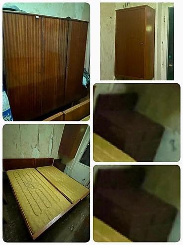 Yataq otağı üçün komplekt mebel dəsti Tərkibi: - İkili çarpayı