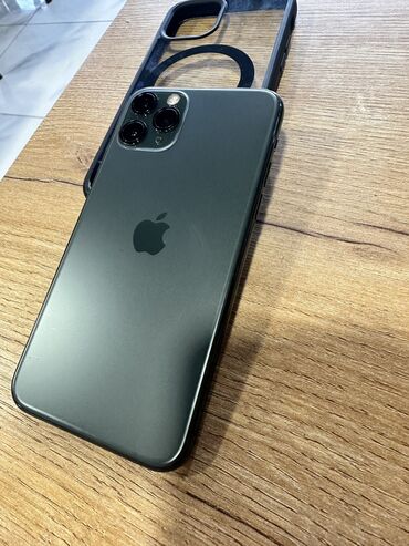 Apple iPhone: IPhone 11 Pro, 64 GB, Alpine Green, Barmaq izi, Simsiz şarj, Face ID