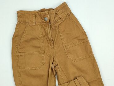 Bershka, Material trousers for women, size XS (EU 34)