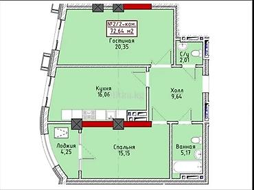 2 комнаты, 72 м², 12 мкр Элитка, 4 этаж, ПСО (под самоотделку) at lalafo.kg 2 комнаты, 72 м², 12 мкр Элитка, 4 этаж, ПСО (под самоотделку)