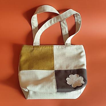 Torbe: Platnena torba – patchwork dizajn - Materijal: čvrsto platno/keper — 6