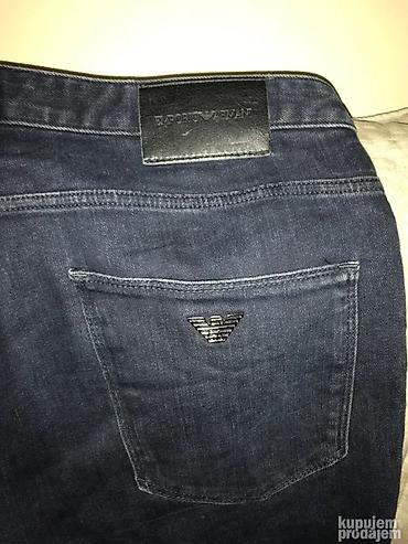 Farmerke: Original ARMANI farmerice 32/33 NOVE 99% cotton 1% elastin Polustruk — 1