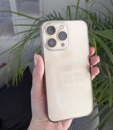 айфон 13 п: IPhone 13 Pro, 256 ГБ, Золотой, Чехол, 90 %