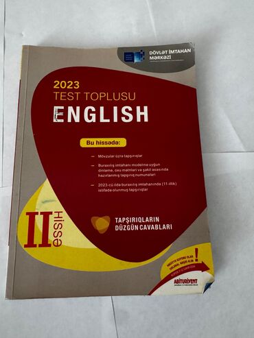 ingilis dili test toplusu 1 ci hisse pdf 2019: İngilis Dili Test Toplusu 2-ci Hissə 2023