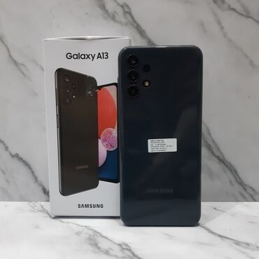Samsung: Samsung Galaxy A13, Б/у, 128 ГБ, цвет - Черный, 2 SIM