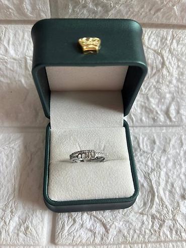 Prstenje: Prstenovi sa cirkonima podesivi– elegantni modeli. - Boja metala — 20