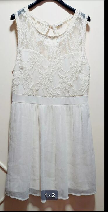 trudnicke haljine i tunike: L (EU 40), color - White, Without sleeves