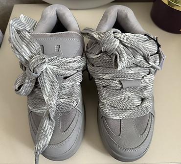 galstuk: Bershka, Ölçü: 37, rəng - Boz, Yeni — 1