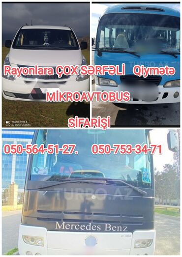 hava tənzimləyici: MİKROAVTOBUS SİFARİŞİ RAYONLARA TOYA NİŞANA SƏRFƏLİ QİYMƏTƏ