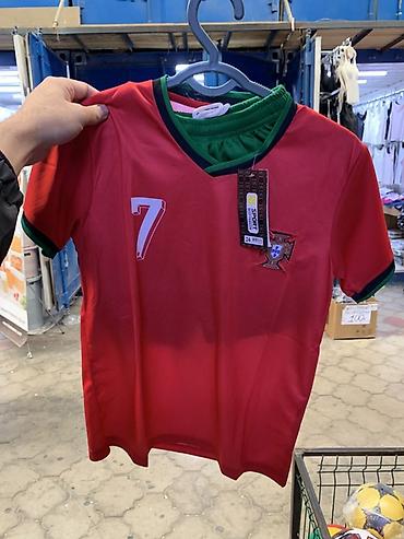 Футбольный комплект Португалии с номером 7 (RONALDO) Размеры