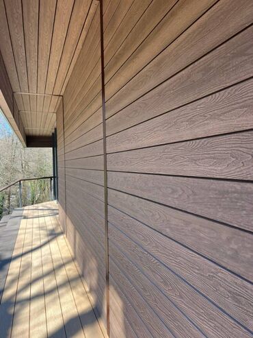 Другие фасадные материалы: Фасадные панели из ДПК. Фасадные панели из ДПК шведского бренда CM — 14