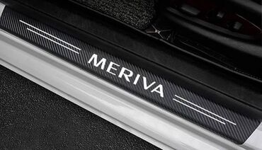 Auto delovi, gume i tjuning: Stikeri za prag automobila - karbon MERIVA (OPEL) Stikeri za prag