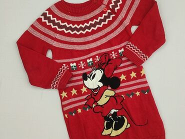 sukienka z motywem świątecznym: Sukienka, Disney, 2-3 lat, 92-98 cm, stan - Dobry