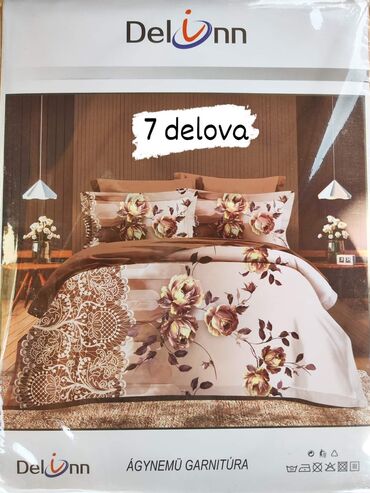 Posteljina: Posteljine pamuk Set sadrzi 7 delova: Cena: 3200 din Jorganska navlaka — 11
